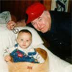 Image of small child in large bowl